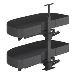 Kutna izvlačna polica THANOS XXL s ublaživačem / Antracit