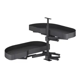 Kutna izvlačna polica THANOS XXL s ublaživačem / Antracit