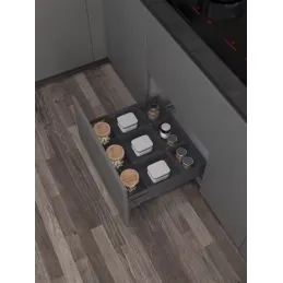 Pregrade za potpuno izvlačivu rešetku THANOS / Antracit