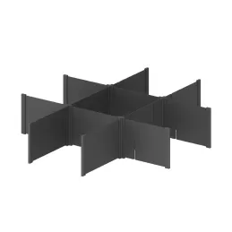 Pregrade za potpuno izvlačivu rešetku THANOS / Antracit