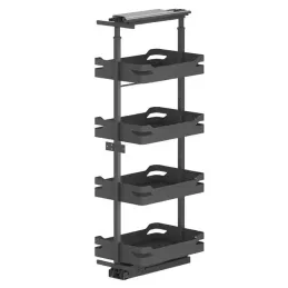 Stalak za hranu hrane THANOS 1259 - 1659 mm s prigušivanjem / Antracit