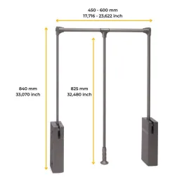 Izvlačiva vješalica SWAY / Titan