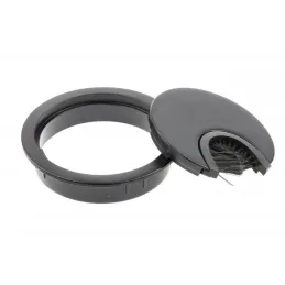 Prolaz za kabele LINDA 80 / Crna mat