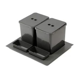 Kanta za otpad za ladicu SEPAROX 600 mm 2x16L / Antracit