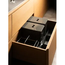 Kanta za otpad za ladicu SEPAROX 600 mm 2x16L / Antracit