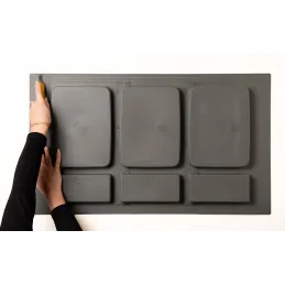 Kanta za otpad za ladicu SEPAROX 600 mm 1x16L + 2x8L / Antracit