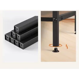 Kancelarijski stol LUGANO 1000 x 500 / Crni