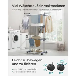 Sušilo za rublje MONTES / Sivo