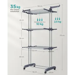 Sušilo za rublje MONTES / Sivo