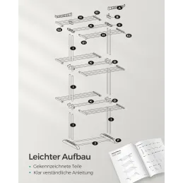 Sušilo za rublje MONTES / Sivo