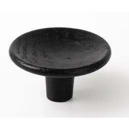 Drvena tipka RENO / Crno lakirana