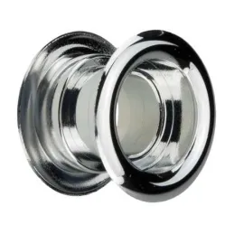 Plastični ventilator za vrata 40 mm / Sjajni krom