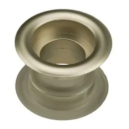 Plastična ventilacijska rešetka za vrata 40 mm / Mat nikal