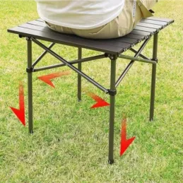 Sklopivi kamping stol CATERING 530 x 510 mm / Bež