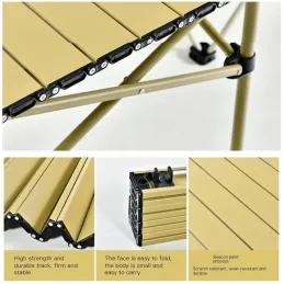 Sklopivi kamping stol CATERING 950 x 560 mm / Bež