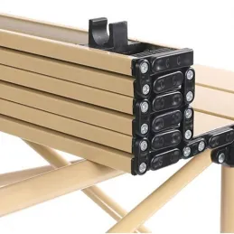 Sklopivi kamping stol CATERING 530 x 510 mm / Bež