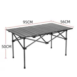 Sklopivi kamping stol CATERING 950 x 560 mm / Crni