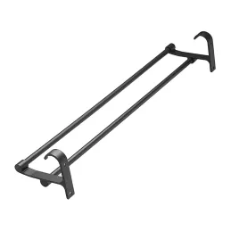 Kupaonska polica VALIA / Crna mat