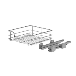 Potpuno izvlačna rešetka ALIANCE s ublaživačem / Sjajni krom