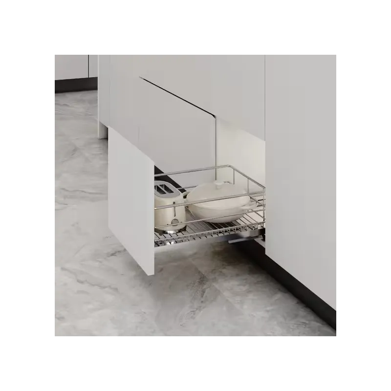 Potpuno izvlačna rešetka ALIANCE s ublaživačem / Sjajni krom