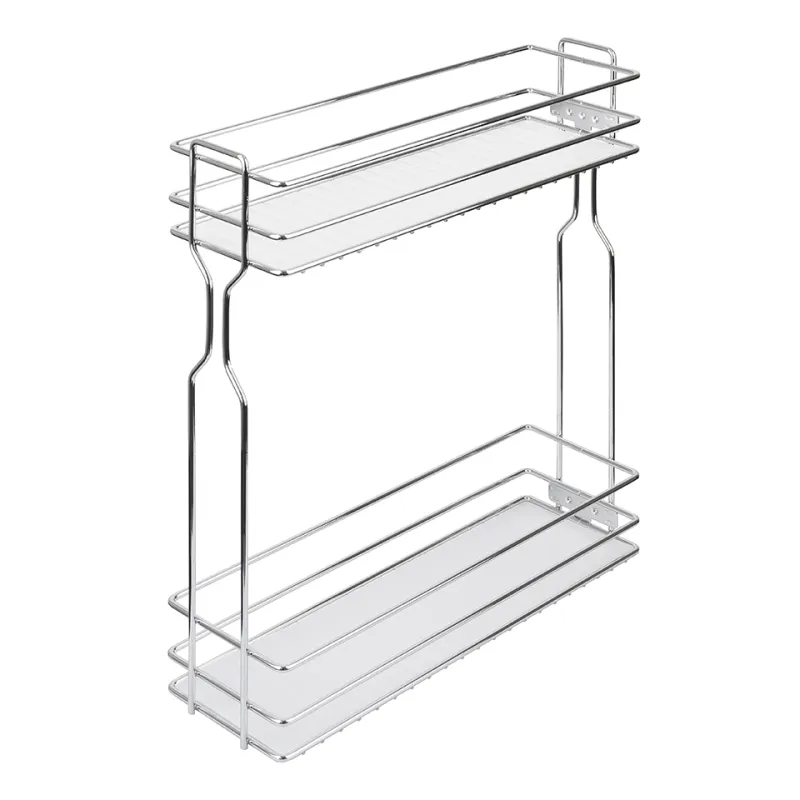 Izvlačna košara ECONOM PUSH (Otvaranje bez ručki) / Krom