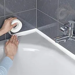 Samoljepljiva brtva za kuhinju i kupaonicu 2,2 m / Siva