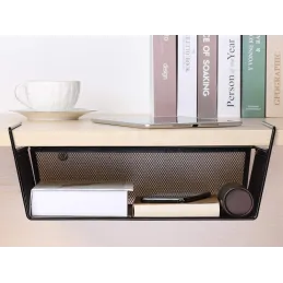 Metalna košara za policu PRACTICAL / Crna mat