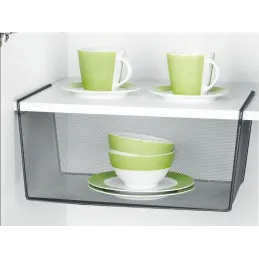 Metalna košara za policu PRACTICAL / Crna mat