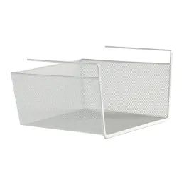 Metalna košara ispod police PRACTICAL / Mat bijela
