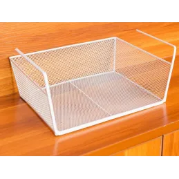 Metalna košara ispod police PRACTICAL / Mat bijela
