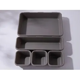 Set od 8 organizatora za ladicu PARAMON / Antracit