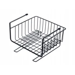 Metalna košara ispod police s kukama DRAFT / Crna mat