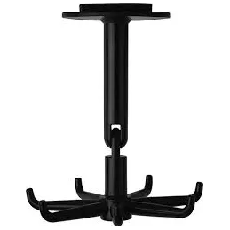 Samoljepljiva rotirajuća vješalica ROTARA / Crna mat