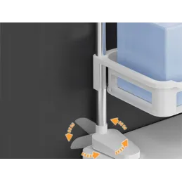 Podesiva polica iznad WC-a / Bijela