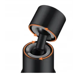 Perlator za slavinu s funkcijom tuša / Crni