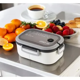 Obrok kutija s priborom LUNCH / Bijela