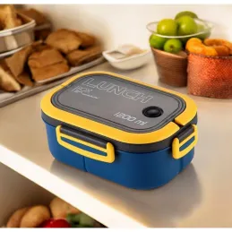 Obrok posuda s priborom LUNCH / Plava