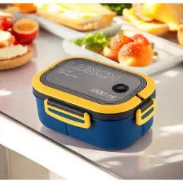 Obrok posuda s priborom LUNCH / Plava