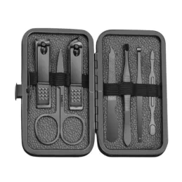 Profesionalni set za manikuru 12 komada / Crna mat