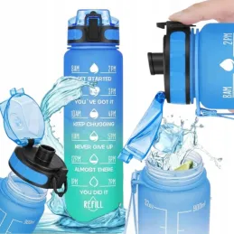 Sportska boca za vodu DRINK-FIT 1000 ml / Plava