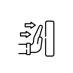 Kuglična vodilica s prigušivačem i otvaranjem bez ručkica 45 mm VIVO / Crni nikal