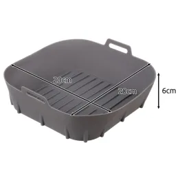 Silikonska umetka za fritezu / Siva