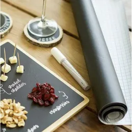 Samoljepljiva ploča za pisanje kredom 2000 x 450 mm / Crna