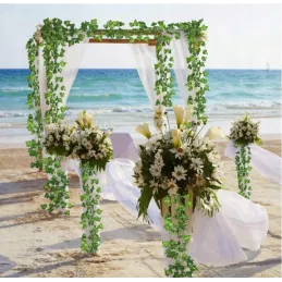 Umjetni bršljan GIRLANDA - 50,4 metra / Zelena