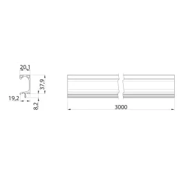 Profil za urezivanje PARLA / Aluminij