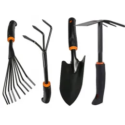 Set vrtnog alata za vrt 6 komada / Crna