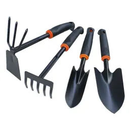 Set vrtnog alata za vrt 6 komada / Crna