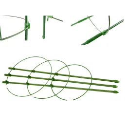 Podporni stalak za cvijeće i povrće 600 mm / Zelena