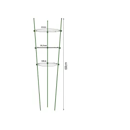 Podporni stalak za cvijeće i povrće 600 mm / Zelena