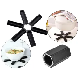 Sklopiva podloga za vruće posuđe / Crna